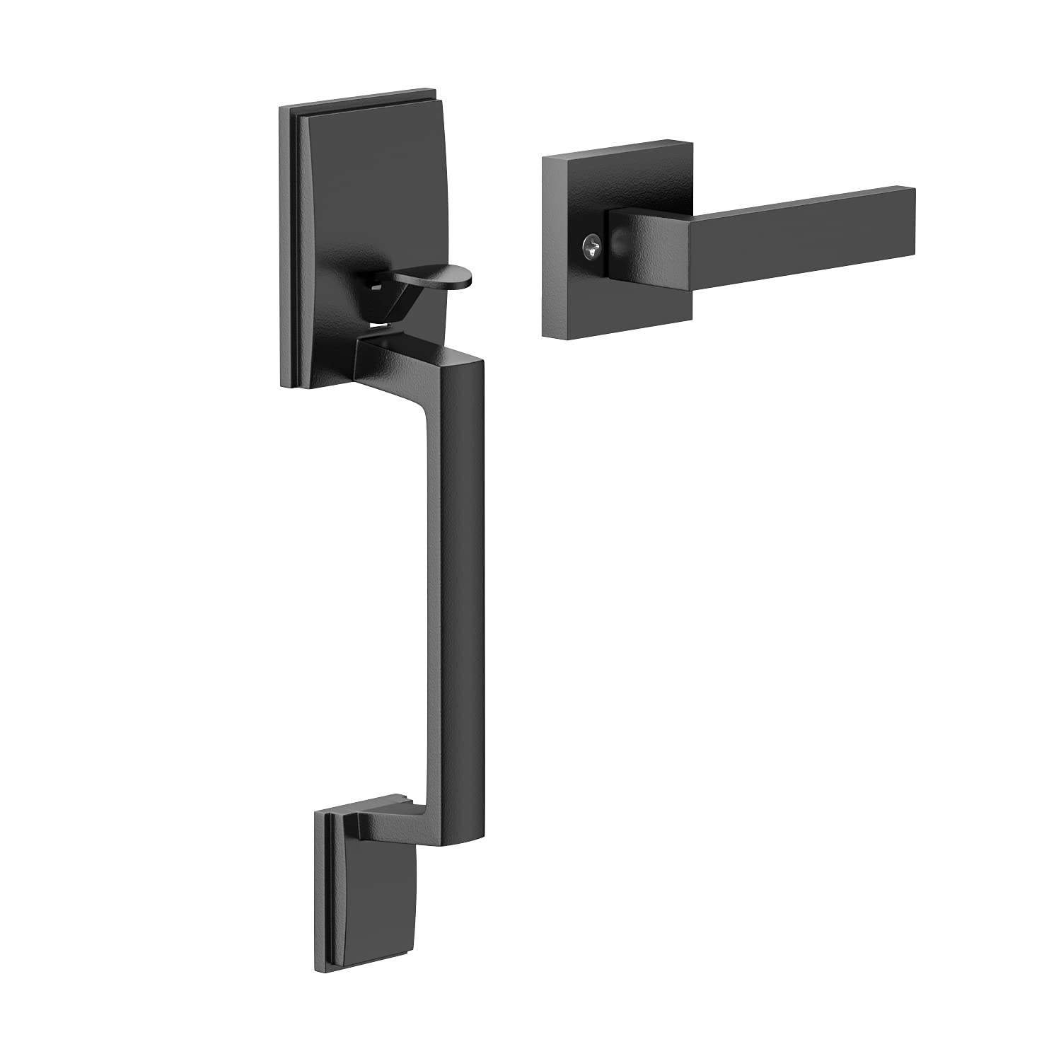 Roughshi Front Door Handle, Exterior/Interior Entry Lower Half